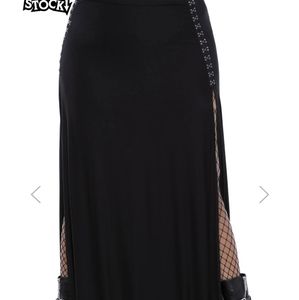 Snarl maxi skirt plus size